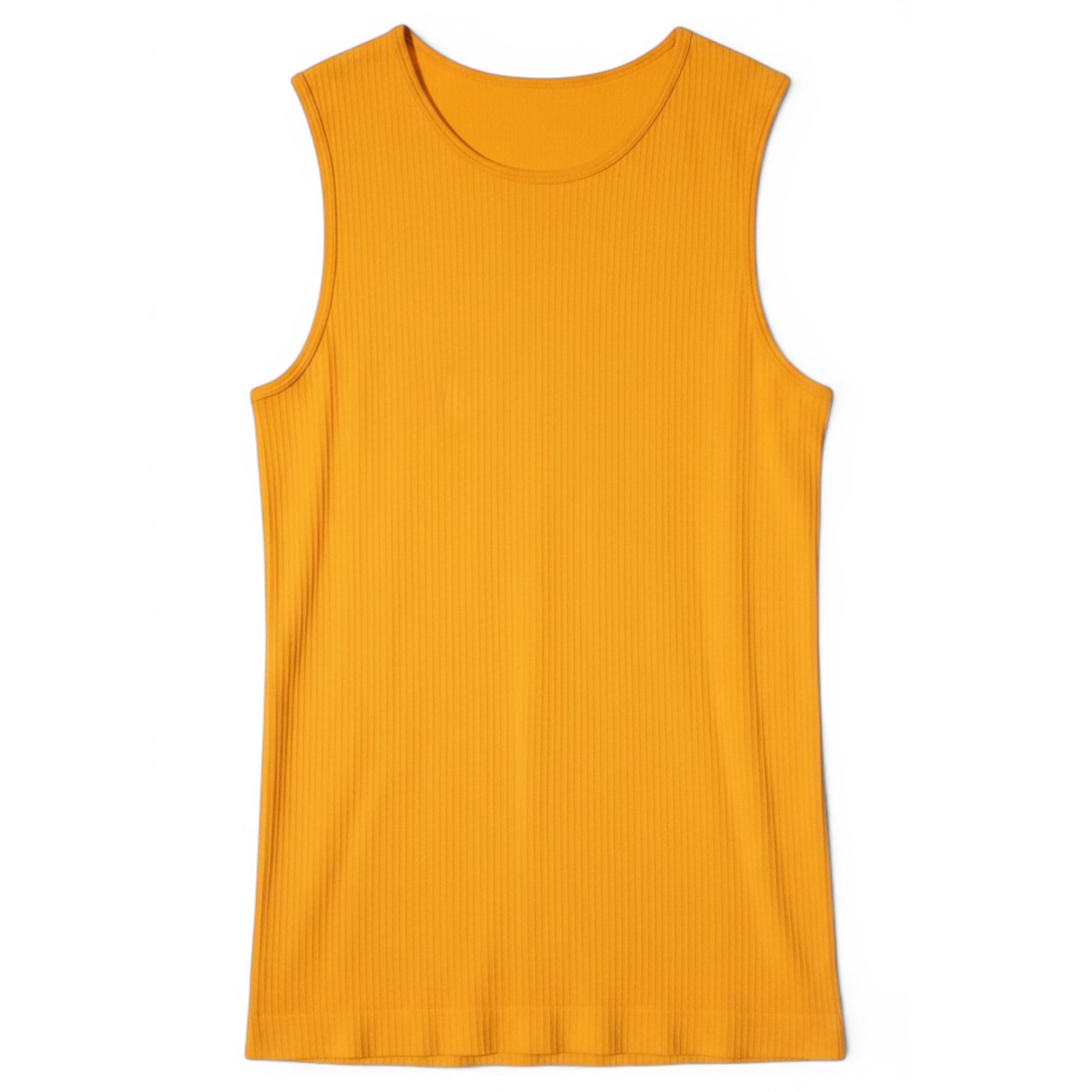 Zyia Active Ribbed Tank Top Women S Gorpcore Minimalist Activewear Yellow Shirt